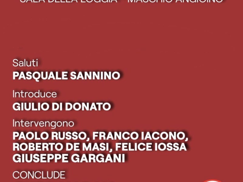 Giulio Di Donato: “Socialisti, Laici e&nbsp;Cattolici” – Maschio Angioino – 13 .02.2025&nbsp;&nbsp;
